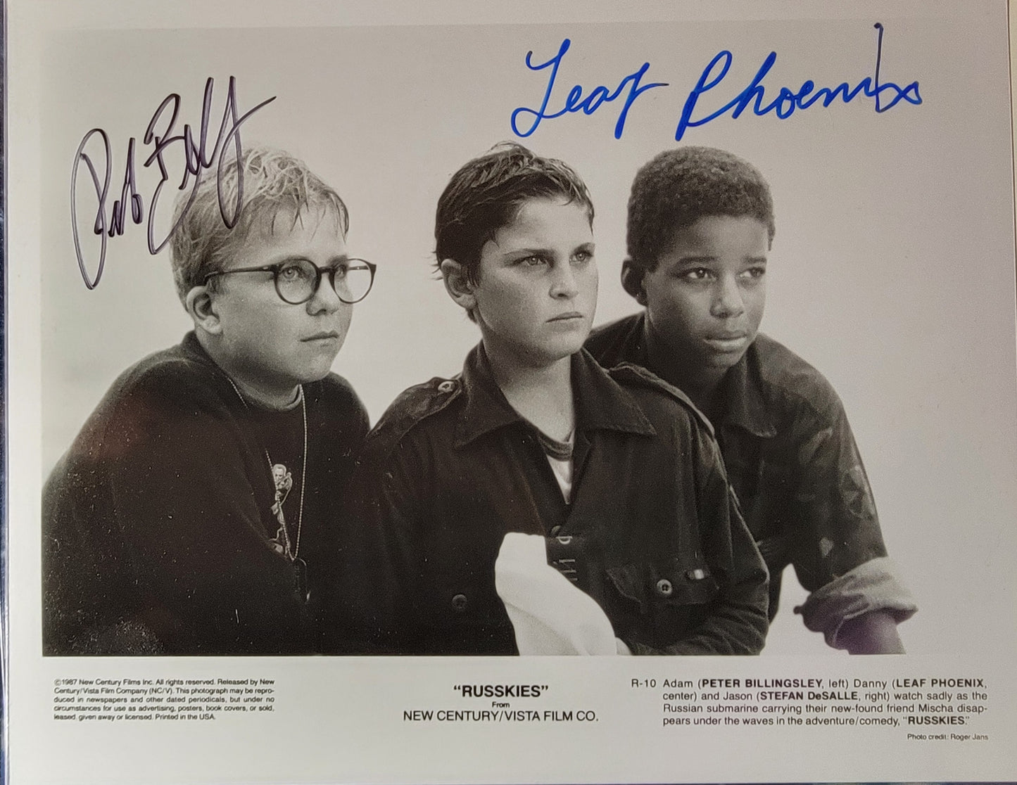 Joaquin Pheonix (When He Went By Leaf Phoenix) & Peter Billingsley