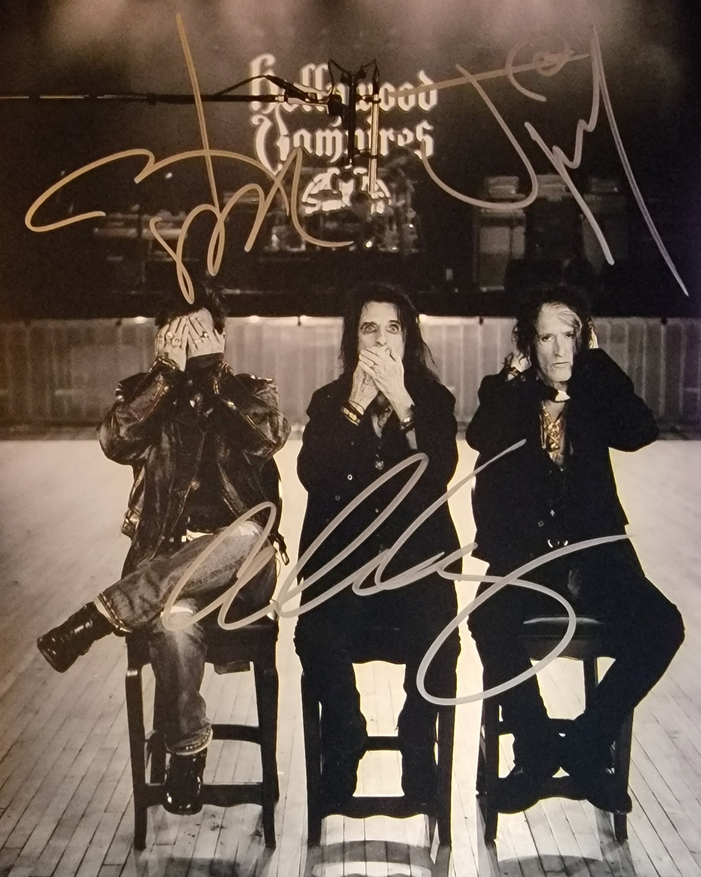 Joe Perry, Alice Cooper & Johnny Depp