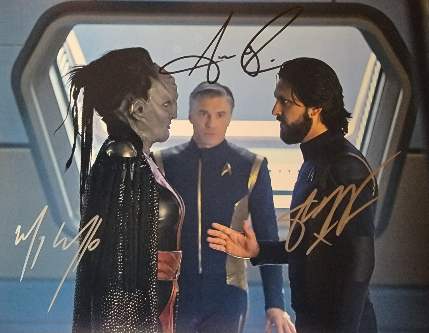 Shazad Latif, Mary Chieffo & Anson Mount