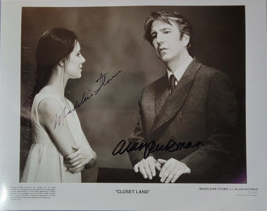 Madeleine Stowe & Alan Rickman
