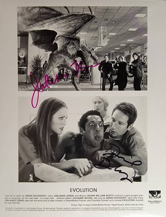 David Duchovny & Julianne Moore