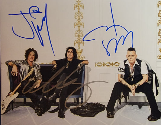 Joe Perry, Alice Cooper & Johnny Depp