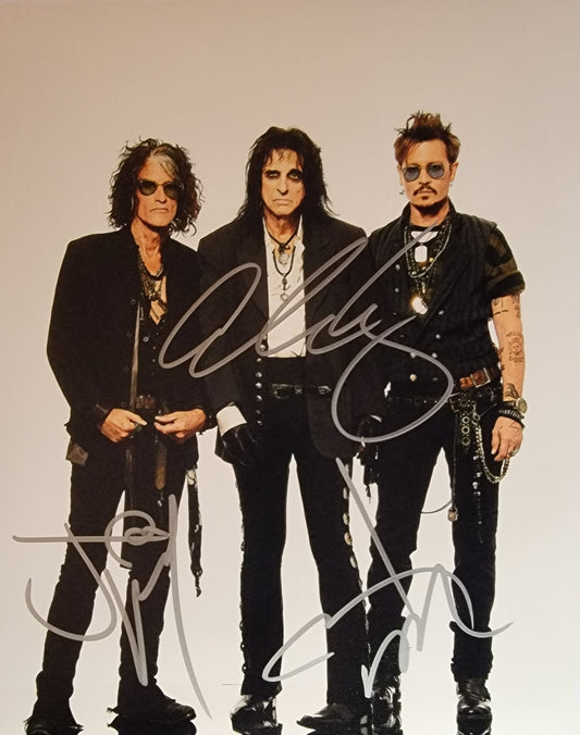 Joe Perry, Alice Cooper & Johnny Depp