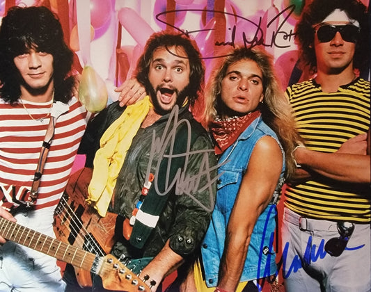 Michael Anthony, Alex Van Halen & David Lee Roth