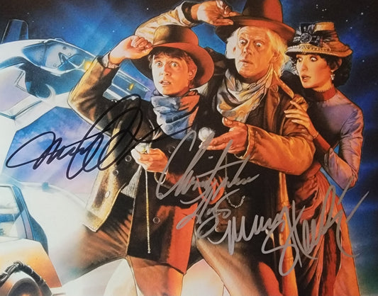 Michael J Fox, Christopher Lloyd & Mary Steenburgen