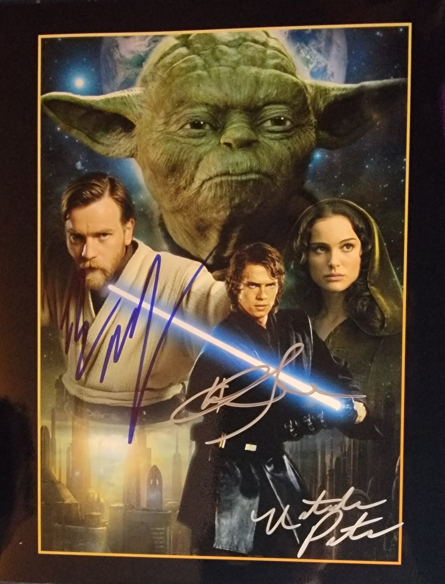 Ewan McGregor, Hayden Christensen & Natalie Portman